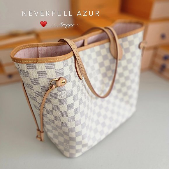 Louis vuitton N e v e r f u l l A z u r MM - Picture 3 of 14